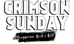 Logo of Crimson Sunday featuring the band name in bold letters with 'Songwriter Rock'n'Roll' tagline.